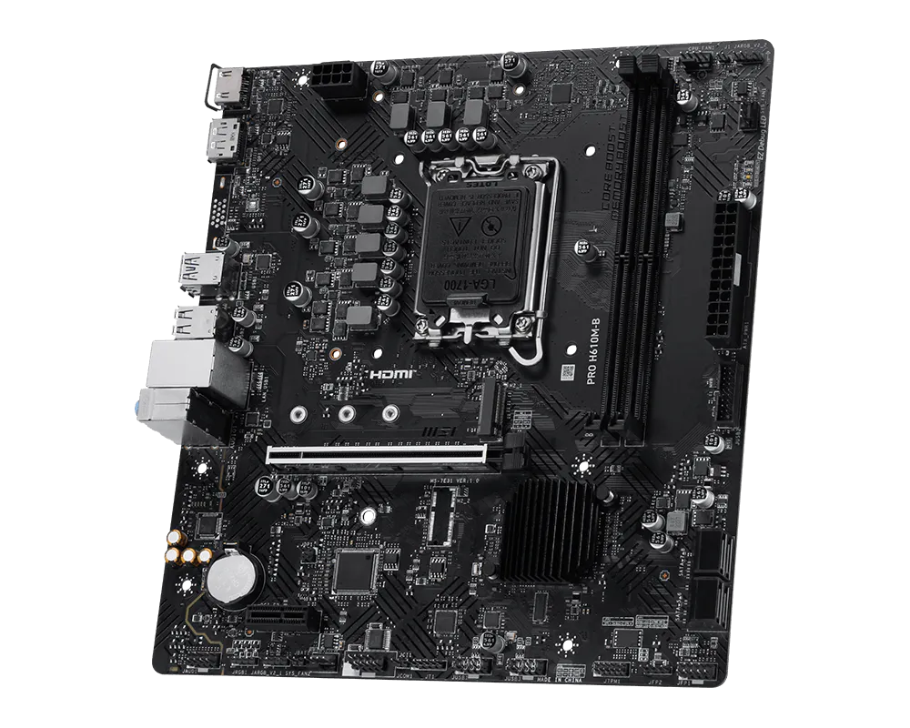 مادربرد ام اس ای مدل PRO H610M-B - تصویر 4