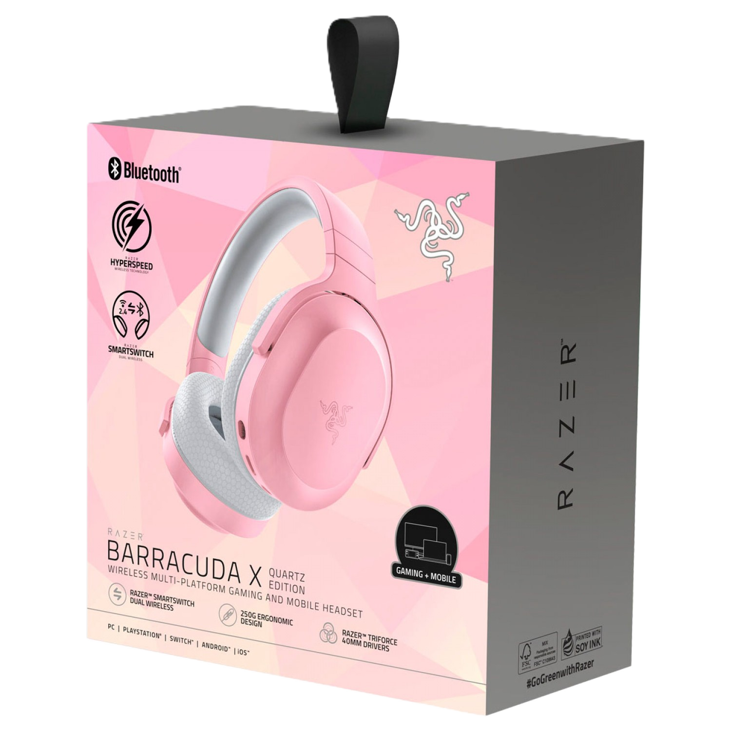 هدست بی سیم ریزر مدل Barracuda X 2022 Edition - Quartz - تصویر 2