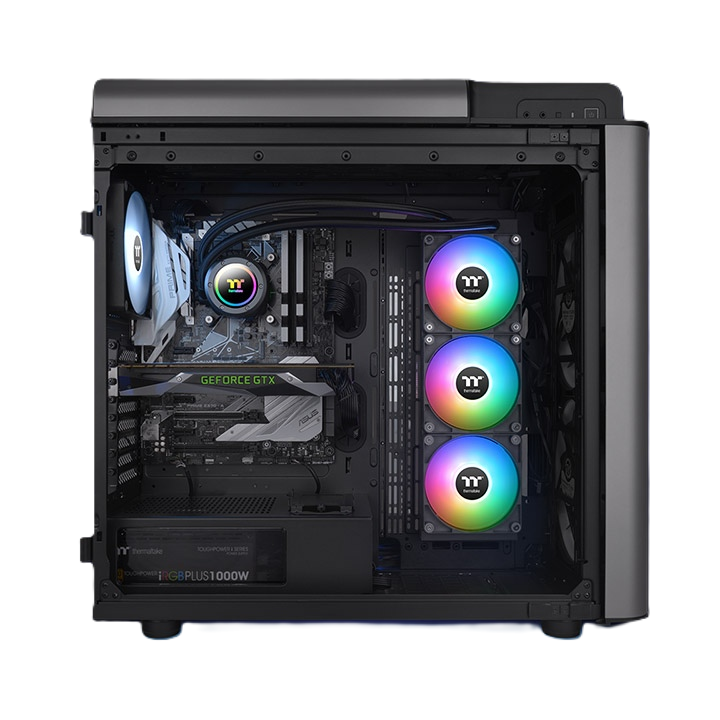 خنک کننده مایع پردازنده ترمالتیک مدل TH360 V2 ARGB Black - تصویر 3
