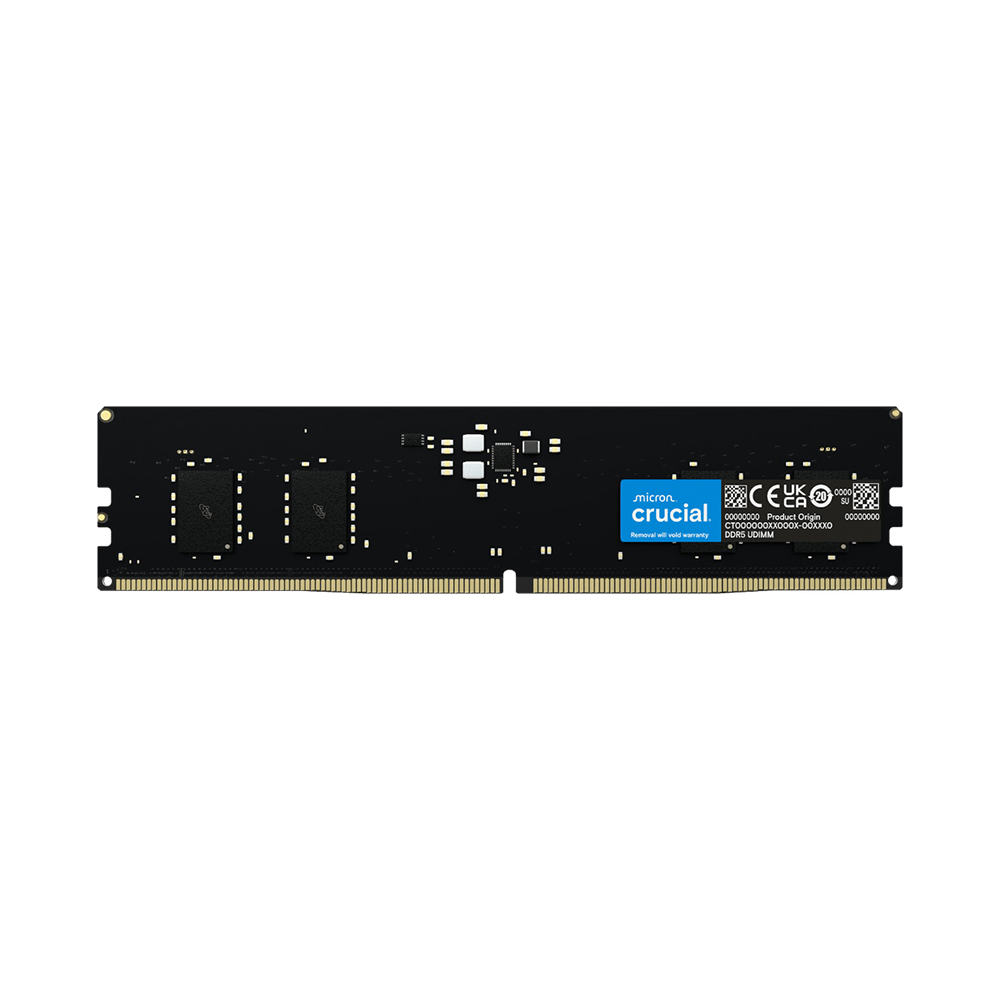 رم تک کاناله کروشیال مدل U-DIMM Intel XPM ظرفیت 16 گیگابایت فرکانس 5600 مگاهرتز DDR5