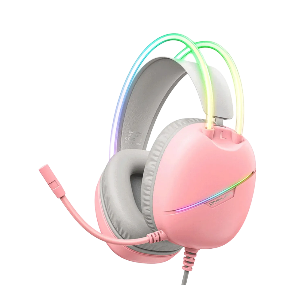 هدست با سیم اونیکوما مدل X33 Pink