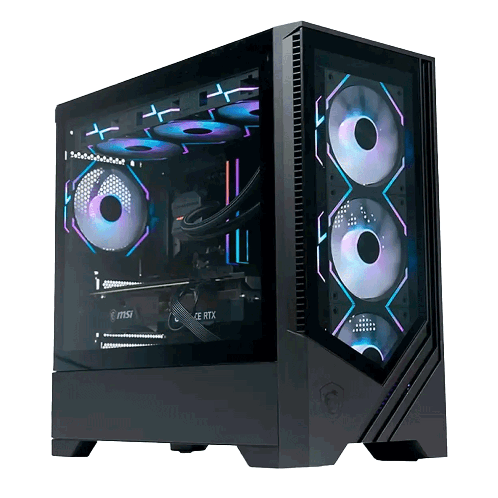کیس و پاور گیمینگ ام اس آی مدل MAG FORGE M100A + MAG A500N-H - تصویر 5