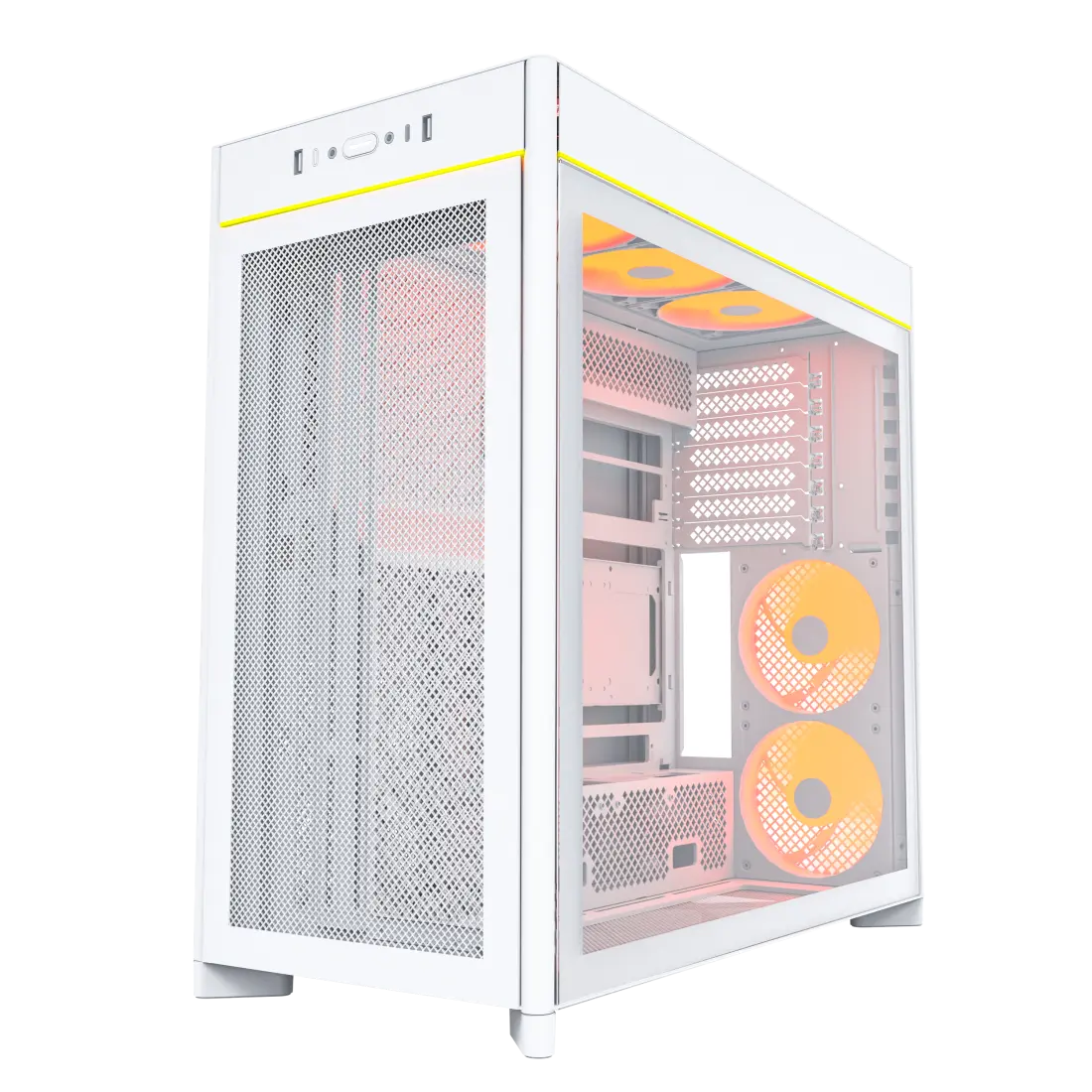 کیس گیمینگ مونتک مدل HS01 PRO White - تصویر 4