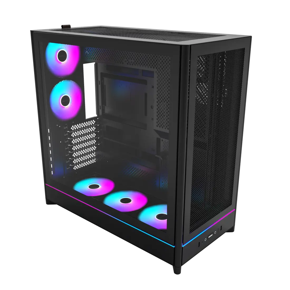 کیس گیمینگ مونتک مدل HS01 PRO Black