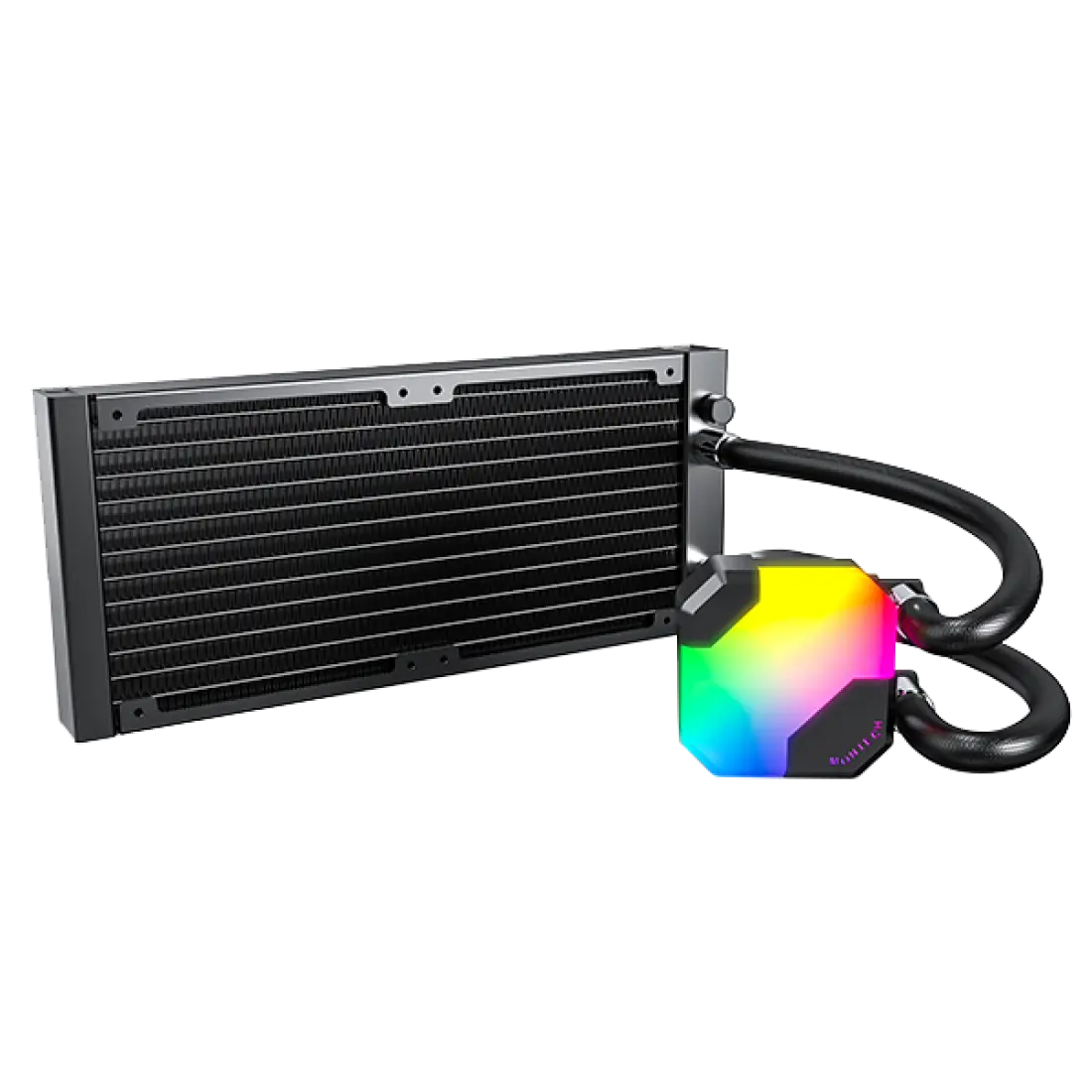 خنک کننده مایع پردازنده مونتک مدل HyperFlow ARGB 240 Black - تصویر 4