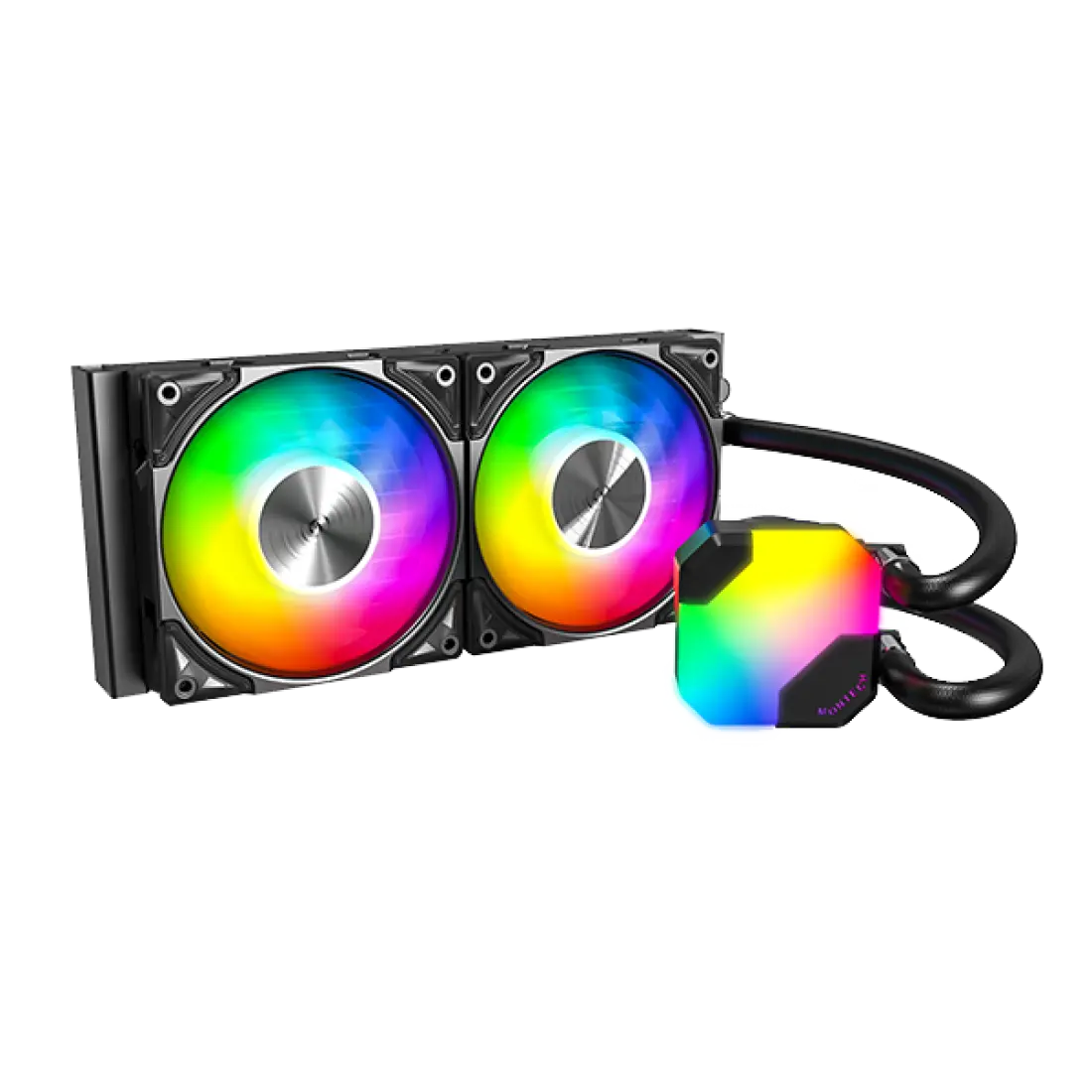 خنک کننده مایع پردازنده مونتک مدل HyperFlow ARGB 240 Black