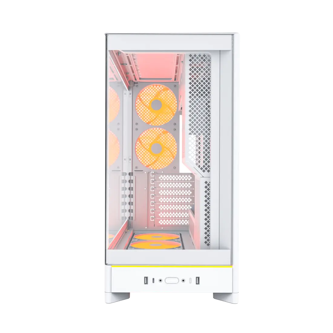 کیس گیمینگ مونتک مدل HS02 PRO White - تصویر 6