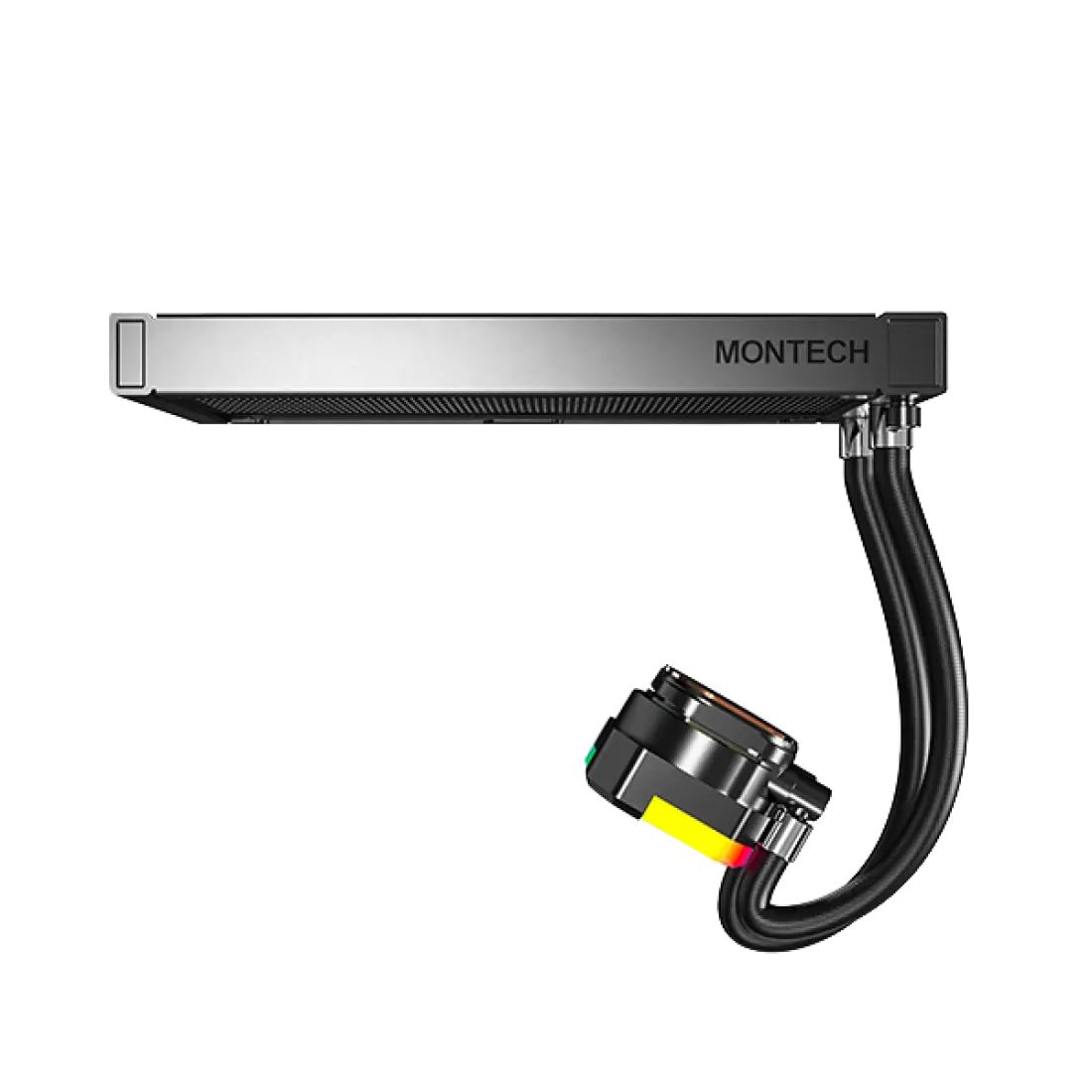 خنک کننده مایع پردازنده مونتک مدل HyperFlow ARGB 240 Black - تصویر 5