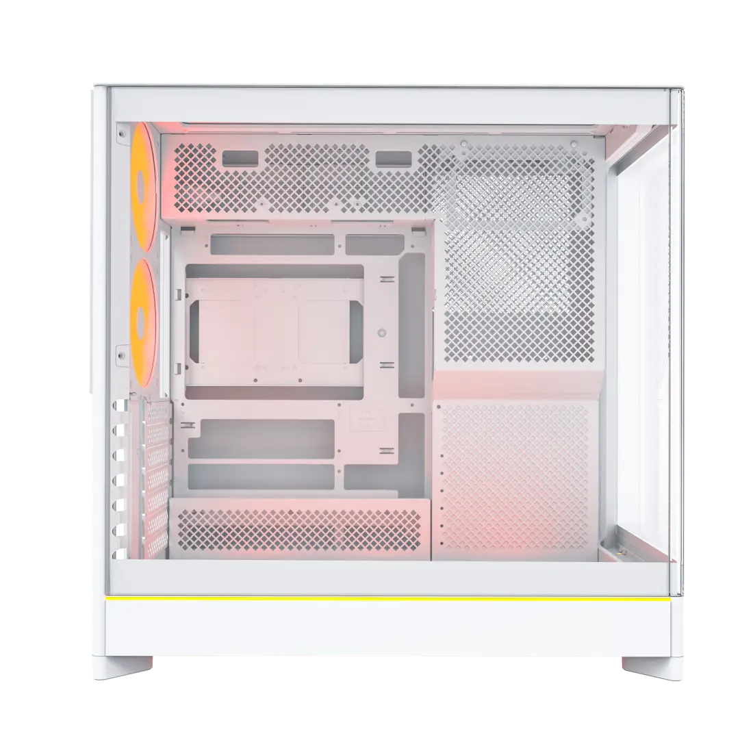 کیس گیمینگ مونتک مدل HS02 PRO White - تصویر 5