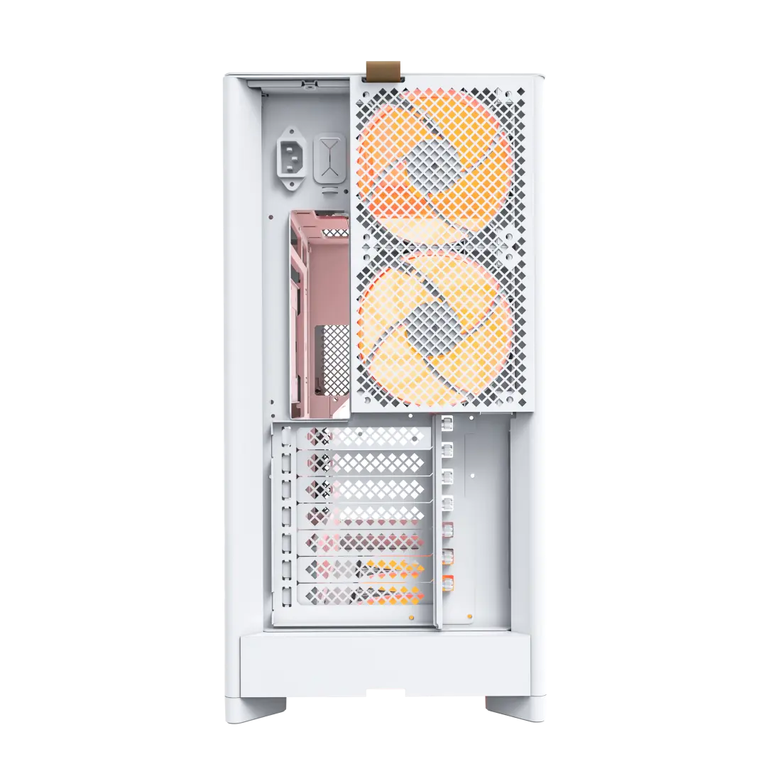 کیس گیمینگ مونتک مدل HS02 PRO White - تصویر 4