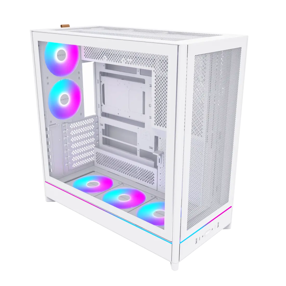 کیس گیمینگ مونتک مدل HS01 PRO White