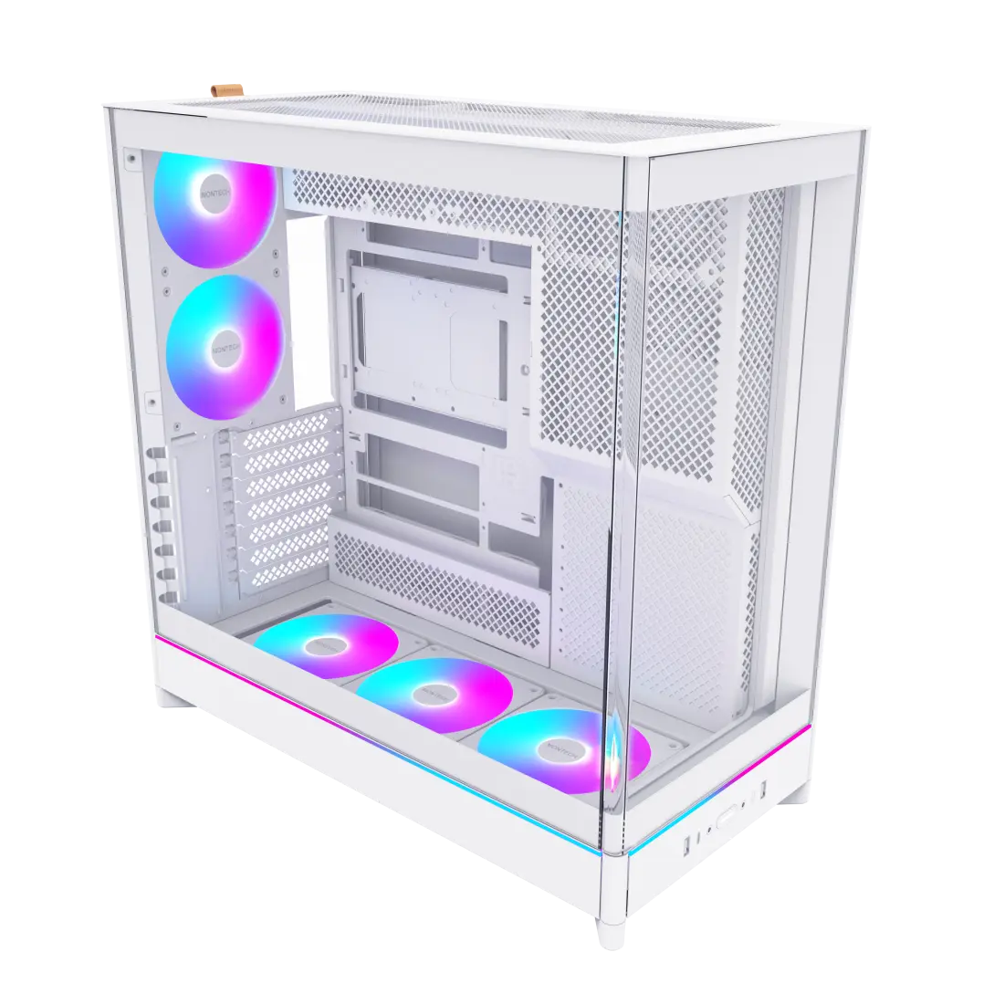 کیس گیمینگ مونتک مدل HS02 PRO White