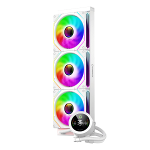 خنک کننده مایع پردازنده گیم مکس مدل ICEBURG 360 DIGITAL WHITE
