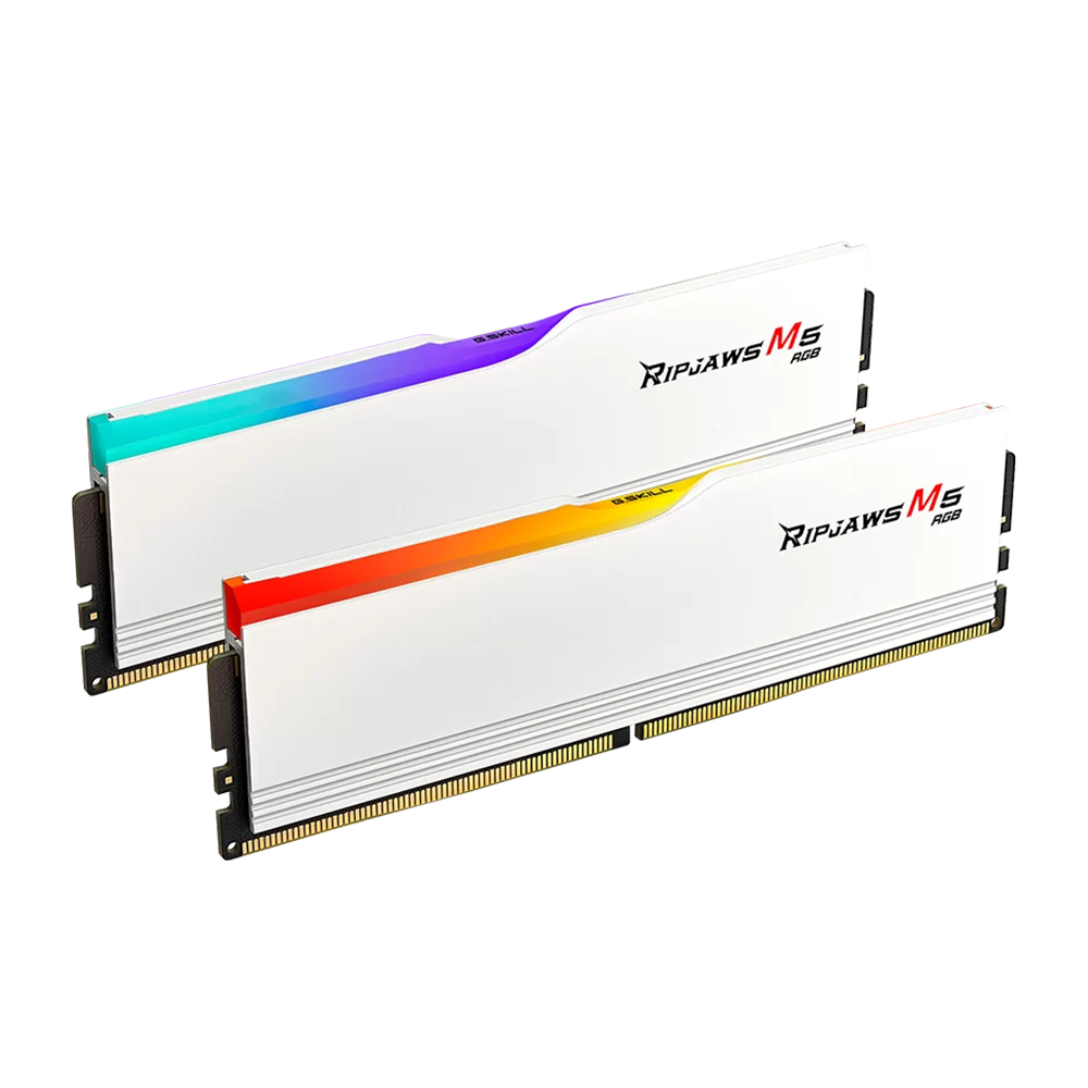رم دو کاناله جی اسکیل مدل Ripjaws M5 White RGB Intel XMP ظرفیت 64 گیگابایت فرکانس 5200 مگاهرتز DDR5 - تصویر 3