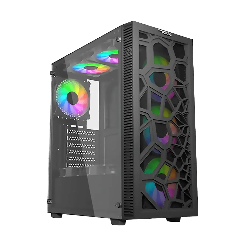 کیس گیمینگ تویستد مایندز مدل Spider Black