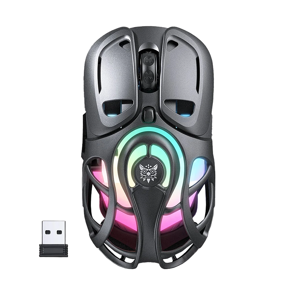 موس بی سیم اونیکوما مدل DM02 Grey - تصویر 5