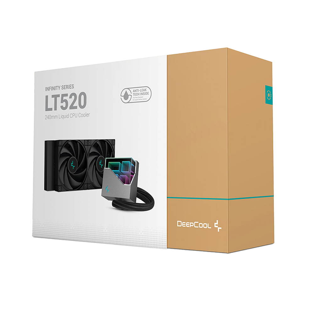 خنک کننده مایع پردازنده دیپ کول مدل LT520 Black - تصویر 2