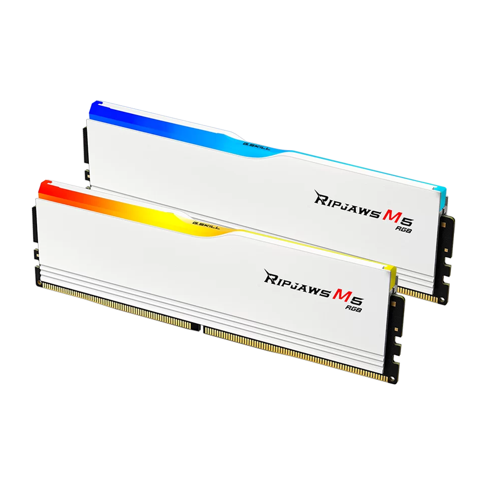 رم دو کاناله جی اسکیل مدل Ripjaws M5 White RGB Intel XMP ظرفیت 64 گیگابایت فرکانس 5200 مگاهرتز DDR5 - تصویر 2