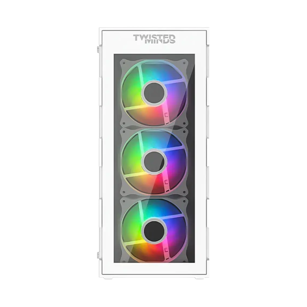کیس گیمینگ تویستد مایندز مدل Titan Glass White - تصویر 2