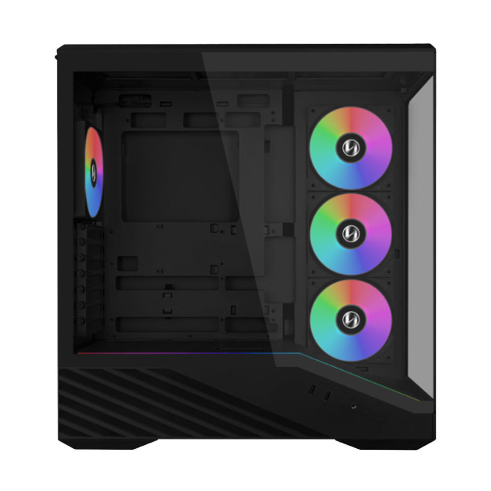 کیس گیمینگ لیان لی مدل Vector V100 Black - تصویر 3