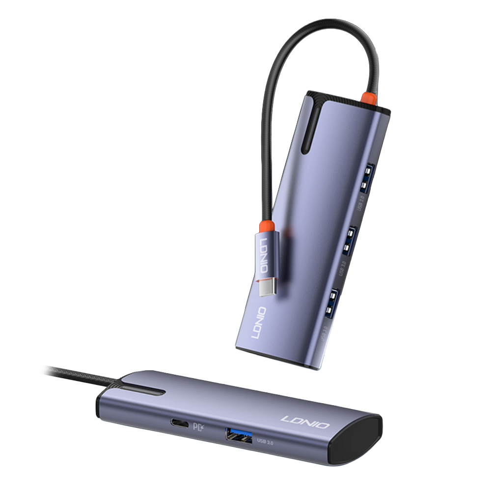 هاب 5 پورت USB-C الدینیو مدل DS-15U - تصویر 2
