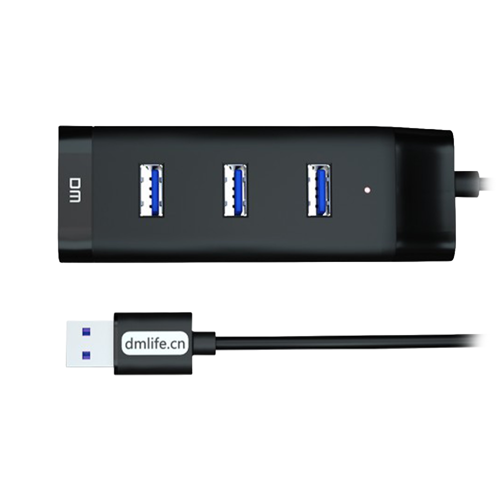 هاب 4 پورت USB 3.0 دی ام مدل CHB007 - تصویر 2