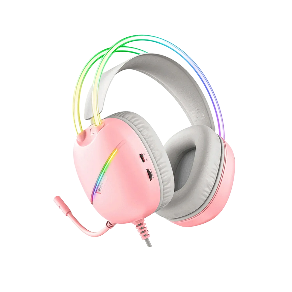 هدست با سیم اونیکوما مدل X33 Pink - تصویر 2