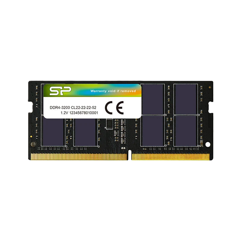 رم لپتاپی تک کاناله سیلیکون پاور مدل SODIMM ظرفیت 8 گیگابایت فرکانس 3200 مگاهرتز DDR4