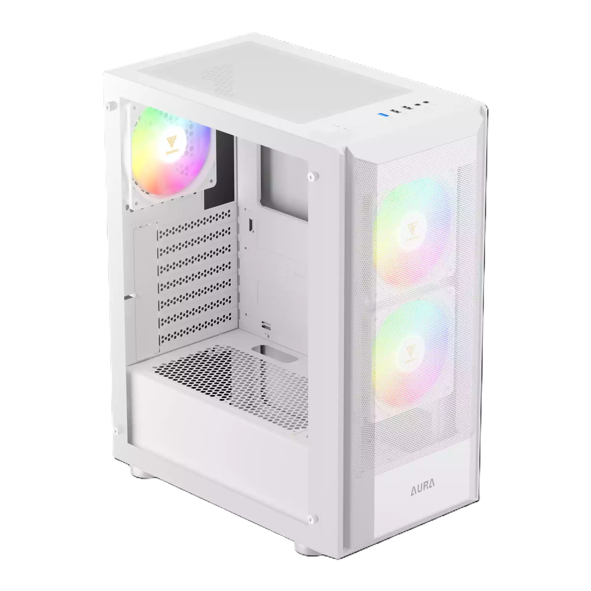 کیس گیمینگ گیم دیاس مدل AURA GC6 White - تصویر 4