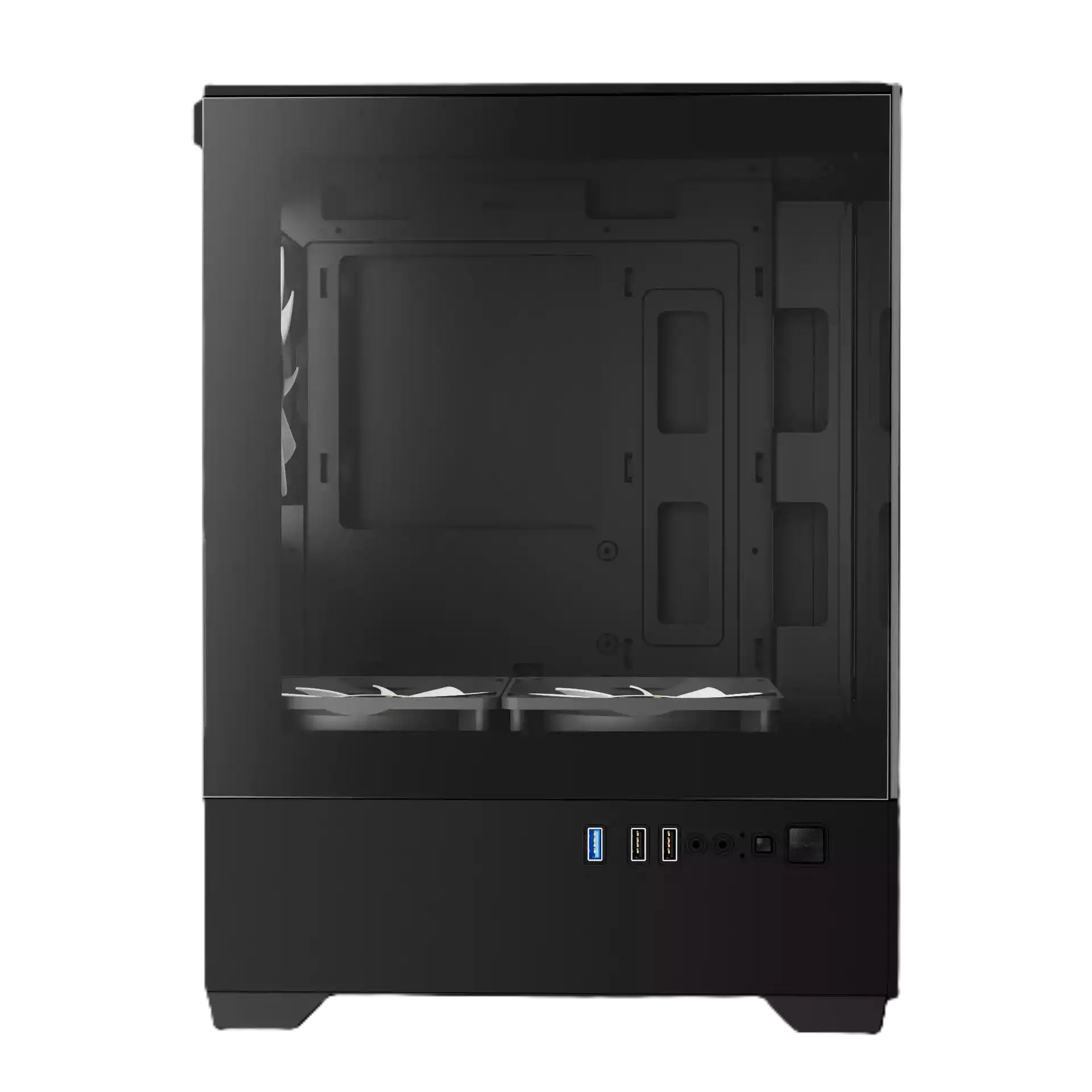 کیس گیمینگ گیم دیاس مدل AURA GC9M ARGB Black - تصویر 6