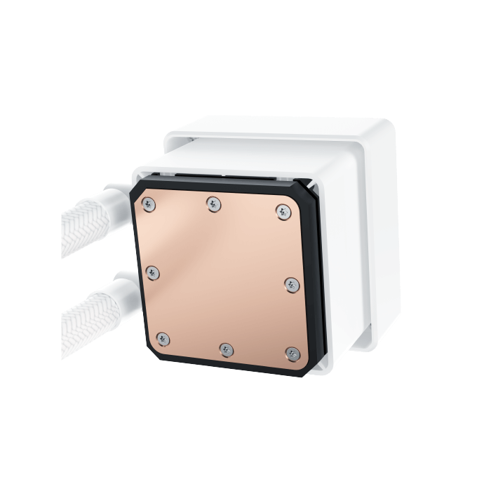 خنک کننده مایع پردازنده زیگماتک مدل Connect 240 Arctic White - تصویر 6