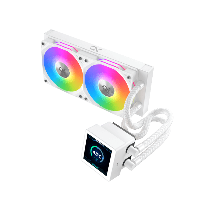 خنک کننده مایع پردازنده زیگماتک مدل Connect 240 Arctic White - تصویر 4