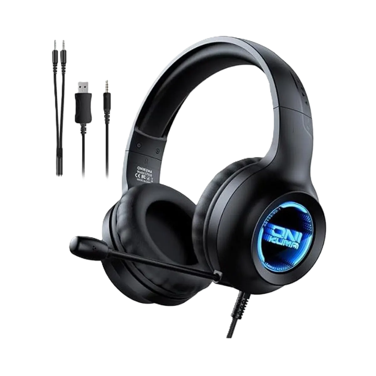 هدست با سیم اونیکوما مدل X36 RGB - تصویر 3