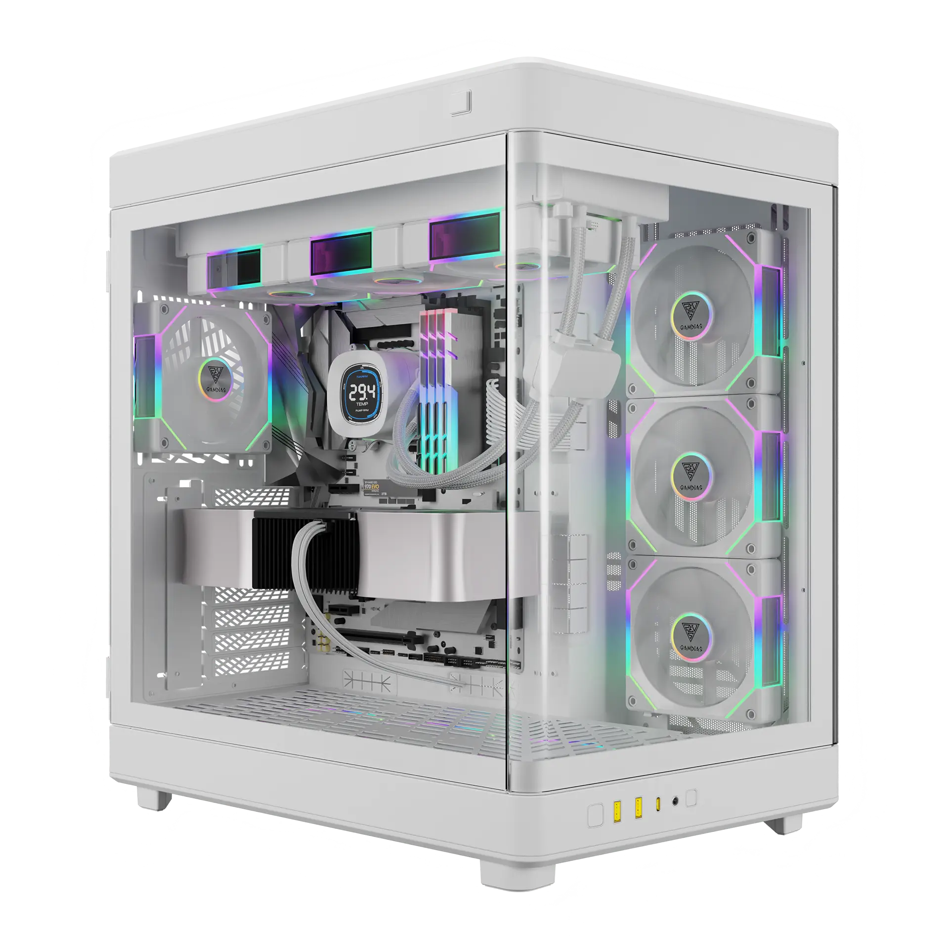 کیس گیمینگ گیم دیاس مدل NESO P1 PRO WW