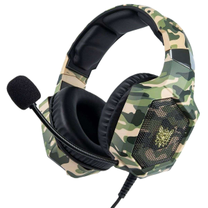 هدست با سیم اونیکوما مدل K8 Camouflage Green