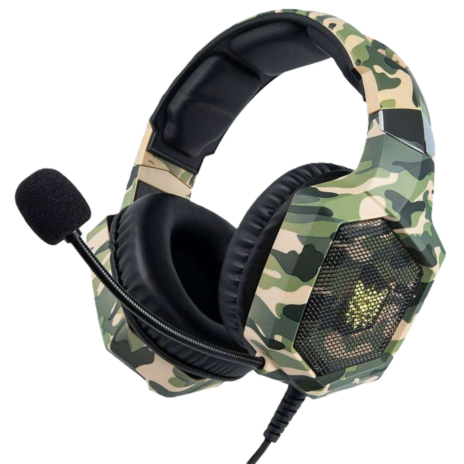 هدست با سیم اونیکوما مدل K8 Camouflage Green