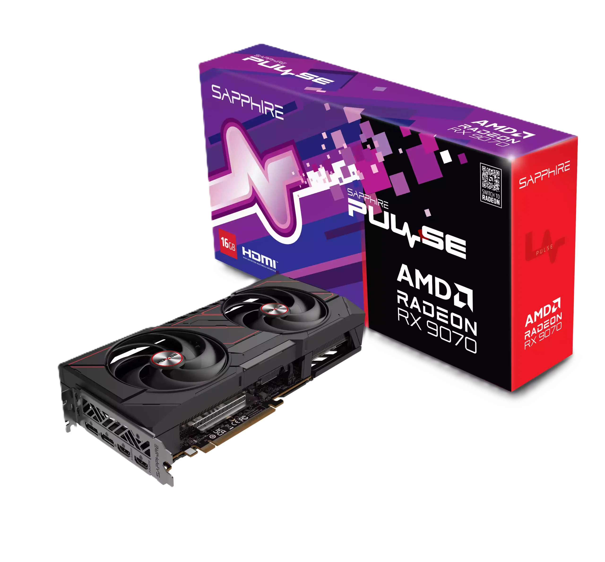 کارت گرافیک سافایر مدل PULSE AMD Radeon RX 9070 16 GB