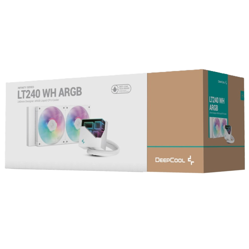خنک کننده مایع پردازنده دیپ کول مدل LT240 ARGB White - تصویر 6