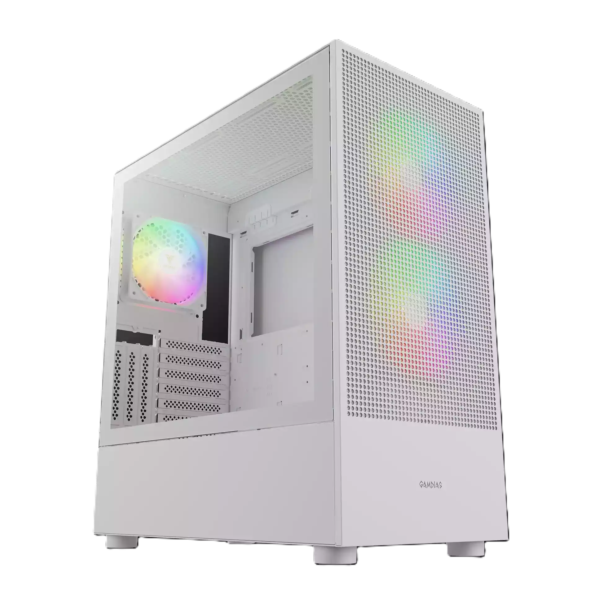 کیس گیمینگ گیم دیاس مدل TALOS M3 MESH White - تصویر 7