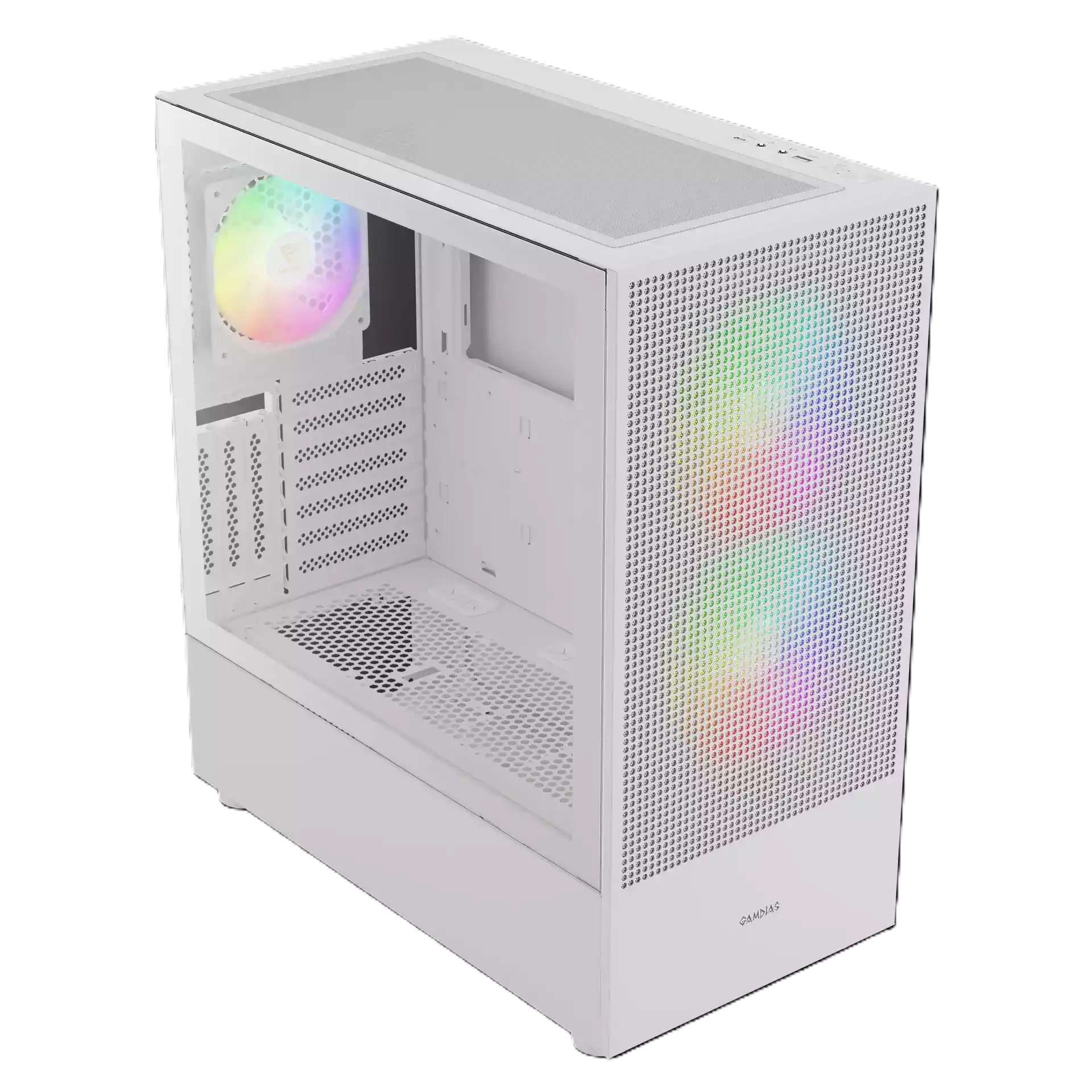 کیس گیمینگ گیم دیاس مدل TALOS M3 MESH White - تصویر 8