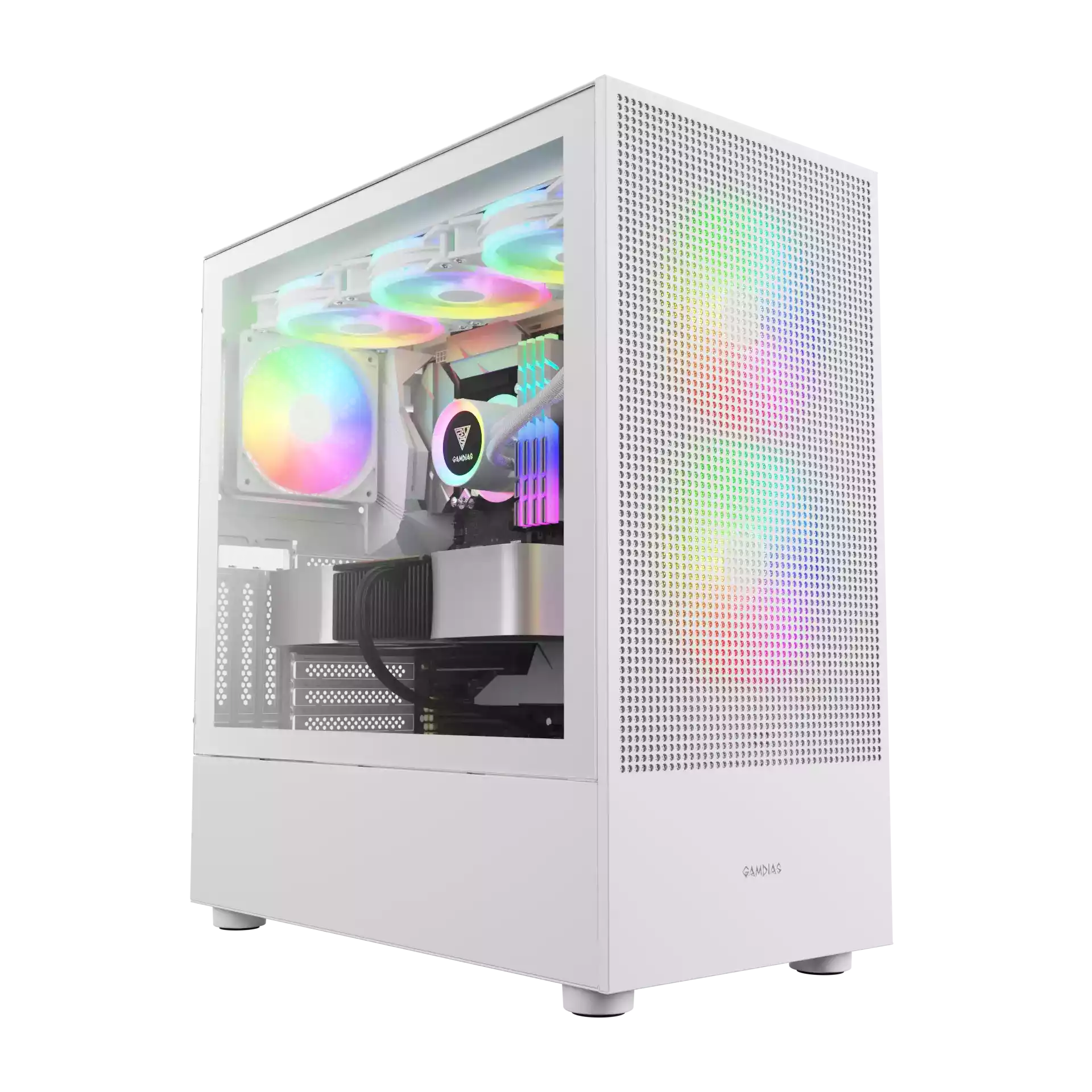 کیس گیمینگ گیم دیاس مدل TALOS M3 MESH White