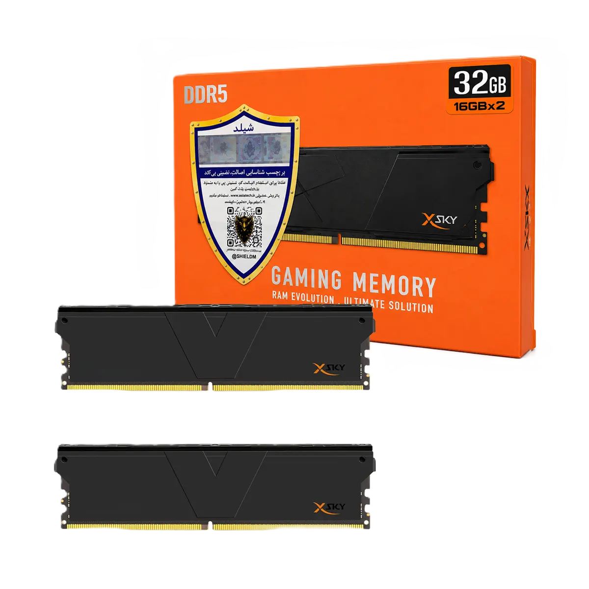 رم دو کاناله وی کالر مدل Manta XSky Intel XMP - AMD EXPO ظرفیت 32 گیگابایت فرکانس 6000 مگاهرتز DDR5 - تصویر 3