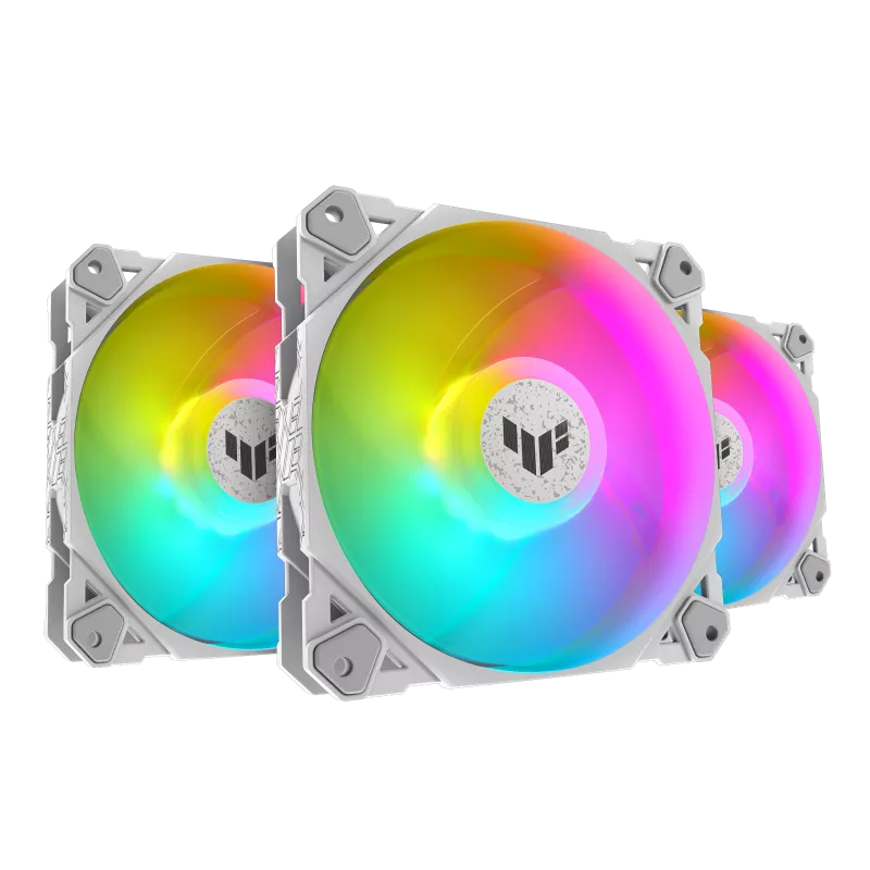 خنک کننده بادی ایسوس مدل TUF Gaming TF120 ARGB White بسته 3 عددی