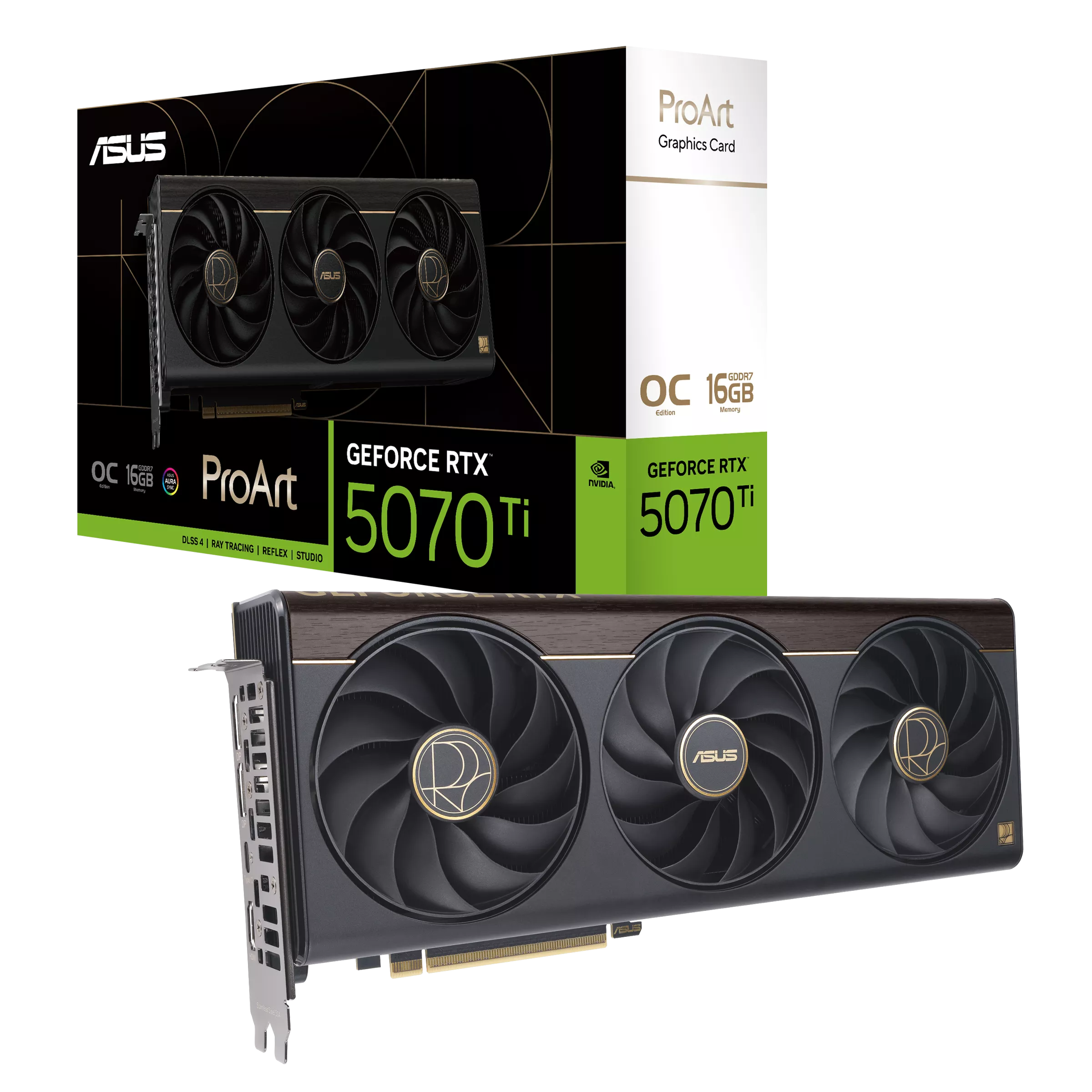 کارت گرافیک ایسوس مدل ProArt GeForce RTX 5070 Ti OC Edition 16GB GDDR7