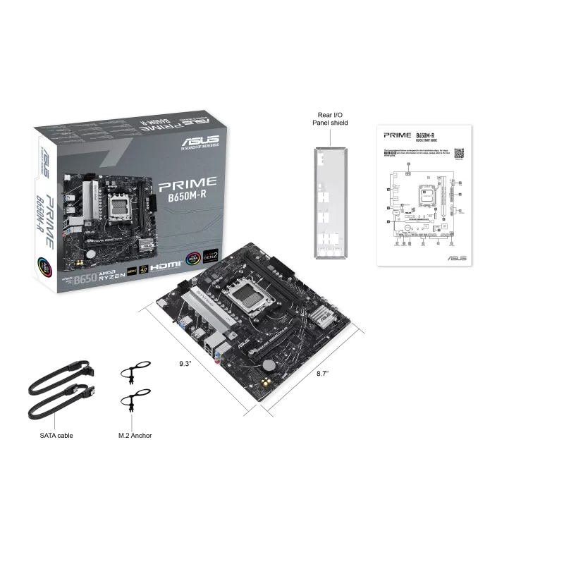 مادربرد ایسوس مدل PRIME B650M-R DDR5 - تصویر 2