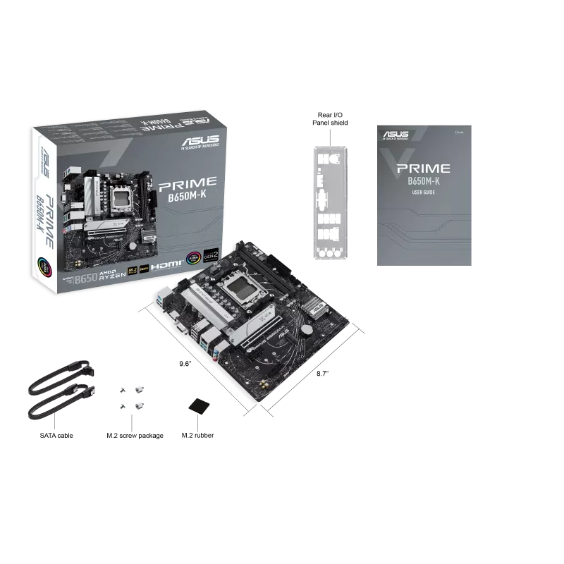 مادربرد ایسوس مدل PRIME B650M-K DDR5 - تصویر 2