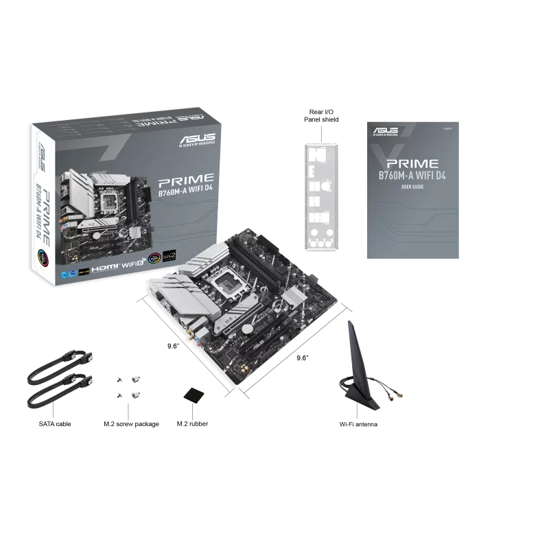 مادربرد ایسوس مدل Prime B760M-A WIFI DDR4 - تصویر 2