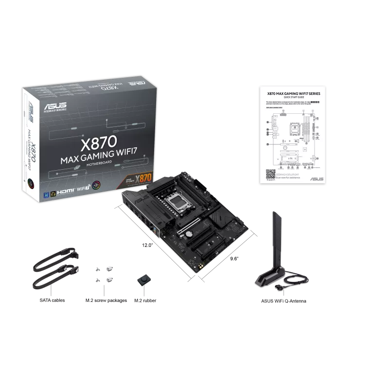 مادربرد ایسوس مدل X870 MAX GAMING WIFI7 DDR5 - تصویر 2