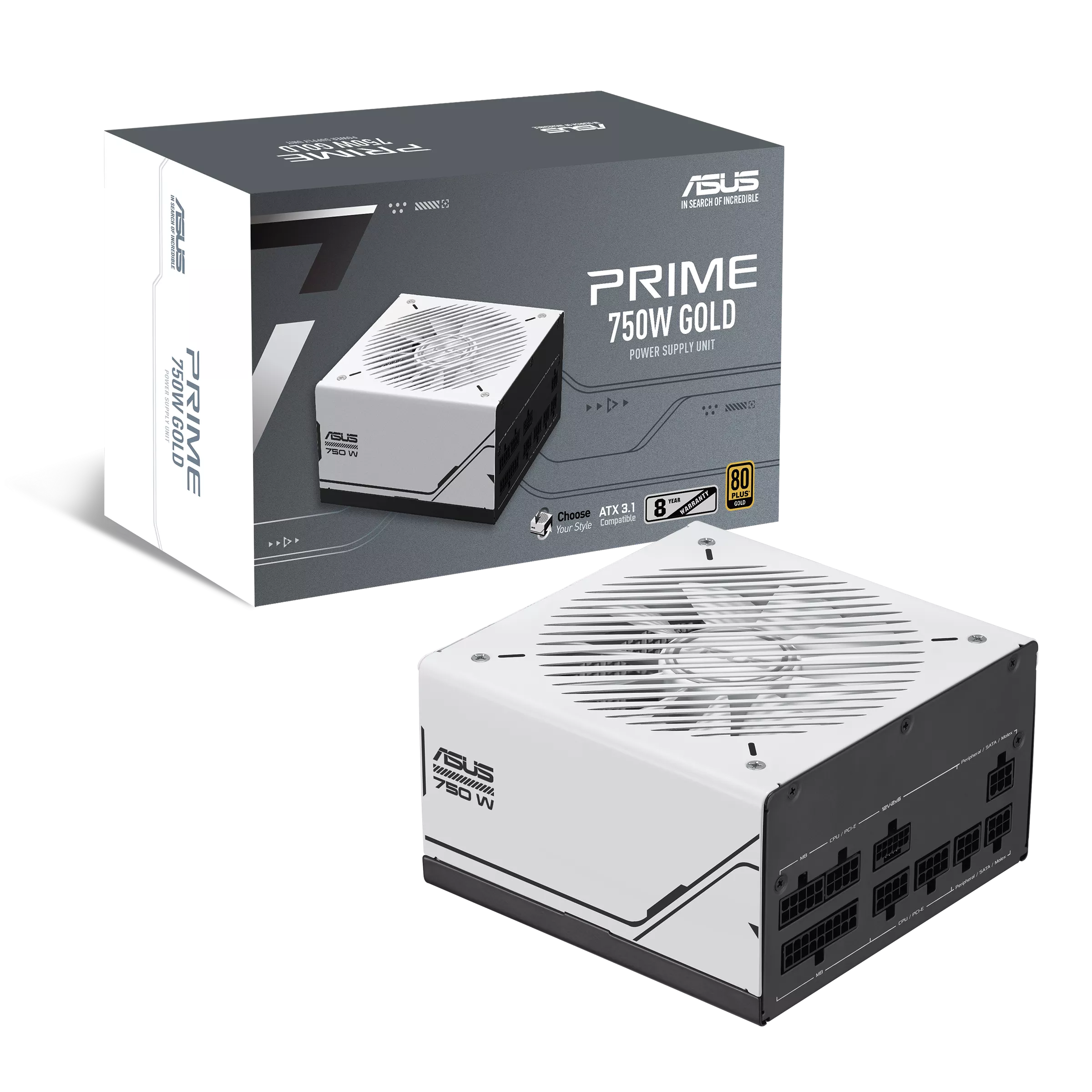 پاور ماژولار ایسوس مدل Prime 750W Gold