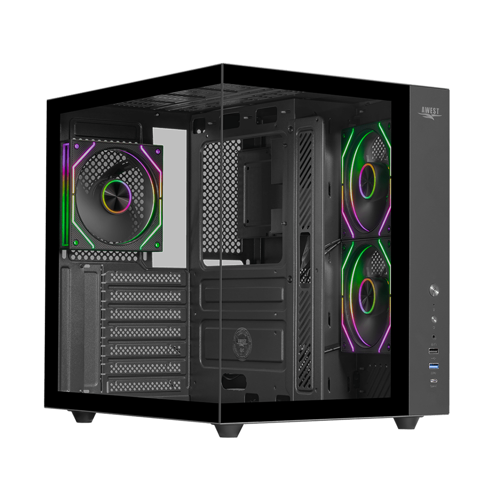 کیس گیمینگ اوست مدل AQ15 Black